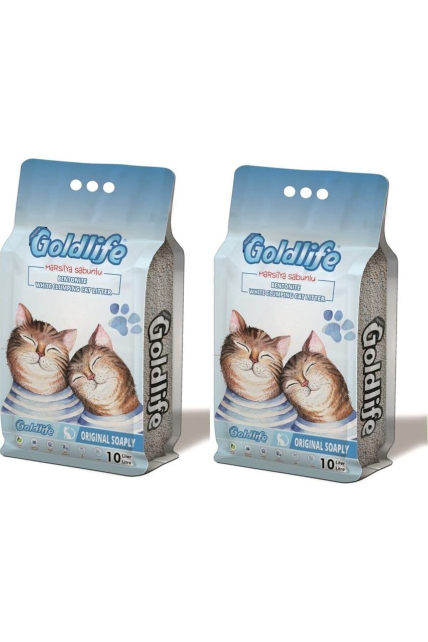 Marsilya Sabunlu Bentonit Kedi Kumu 10 Lt X 2 Adet