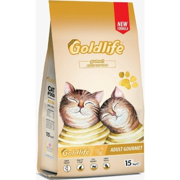 Goldlife  Tavuklu Yetişkin Kedi Maması 15 kg