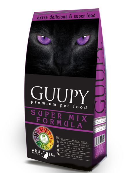 Guupy Mix Karışık 15 kg Yetişkin Kedi Maması