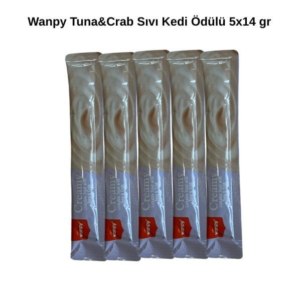 Wanpy 5li Tuna&Crap Sıvı Kedi Ödülü 5x14 gr