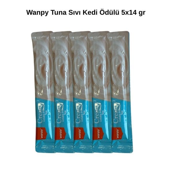 Wanpy 5li Tuna Sıvı Kedi Ödülü 5x14 gr