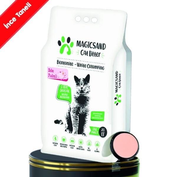 Magicsand Cat Litter Bebe Pudralı Kedi Kumu 20 lt İnce Taneli