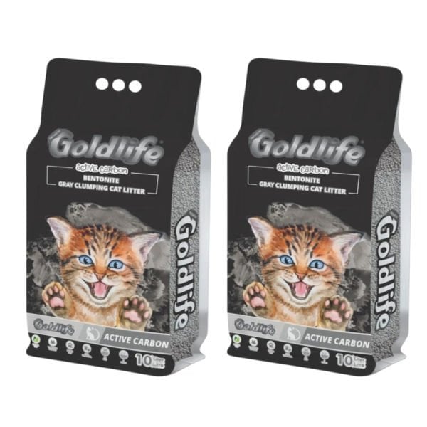 Goldlife Premium Active Carbon Kedi Kumu 10 Lt * 2 ADET