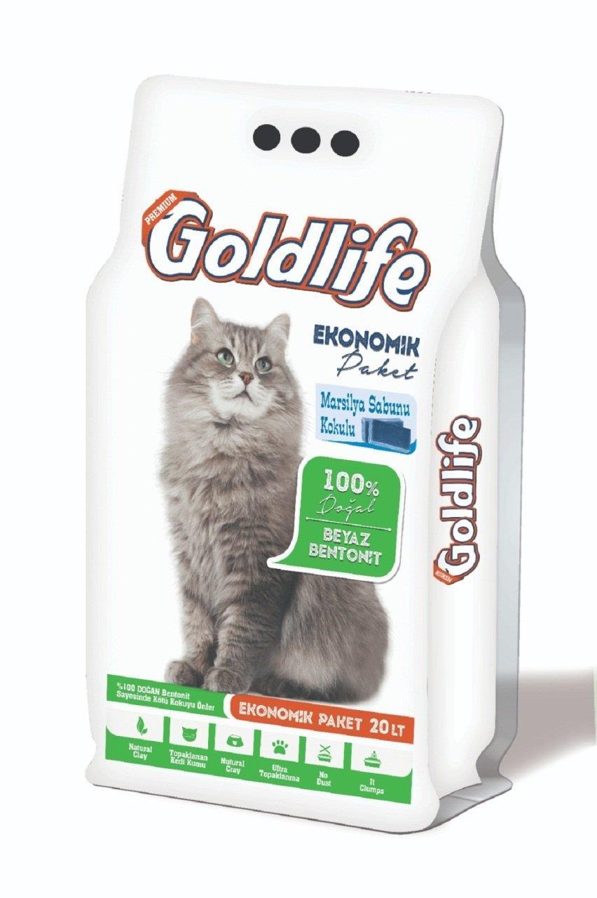 Goldlife Ekonomik Paket Marsilya Sabunlu 20 Lt ince taneli